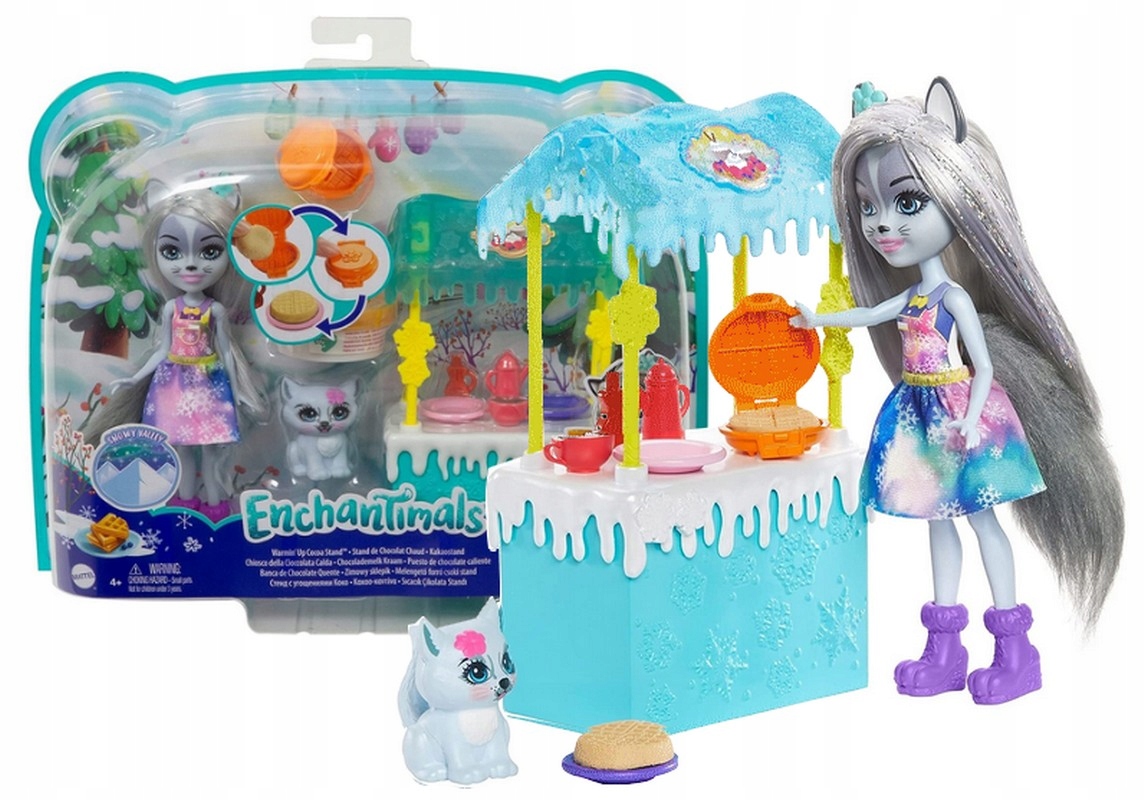

Enchantimals Zimowy Sklepik + Lalka Hawna Husky