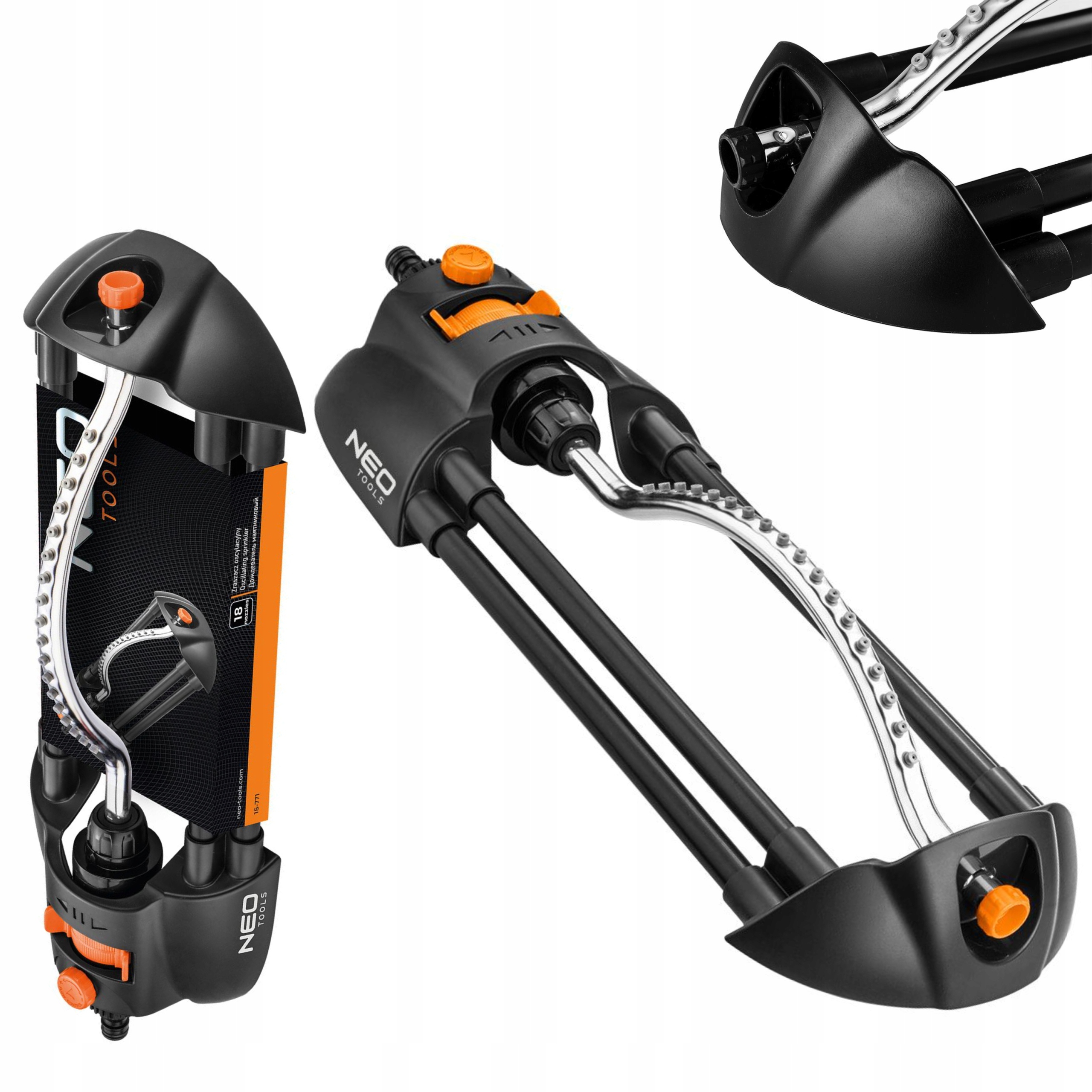 NEO ZRASZACZ OSCYLACYJNY WAHADŁOWY 320 m2 OSCYLACYJNY REGULOWANY 15-771