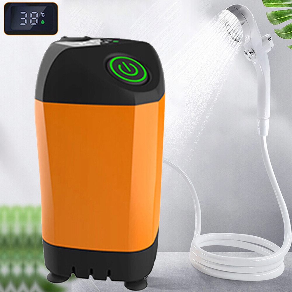 ZEWNĘTRZNA PRZENOŚNA ELEKTRYCZNA POMPKA PRYSZNICOWA USB 3 TRYBY Stan opakowania oryginalne