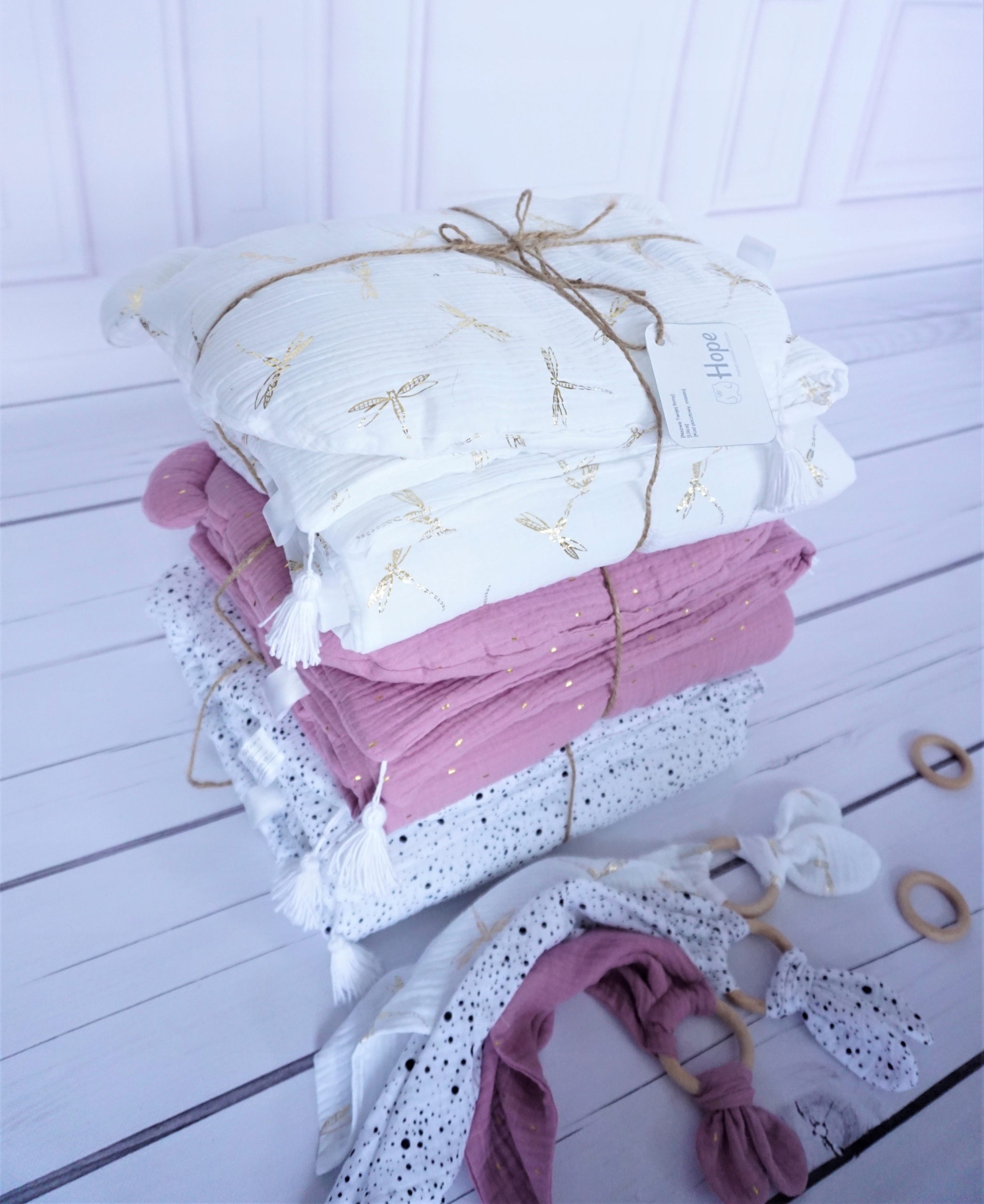 Pościel muślinowa do kołyski wózka gondoli 50x70 Bohater Inny