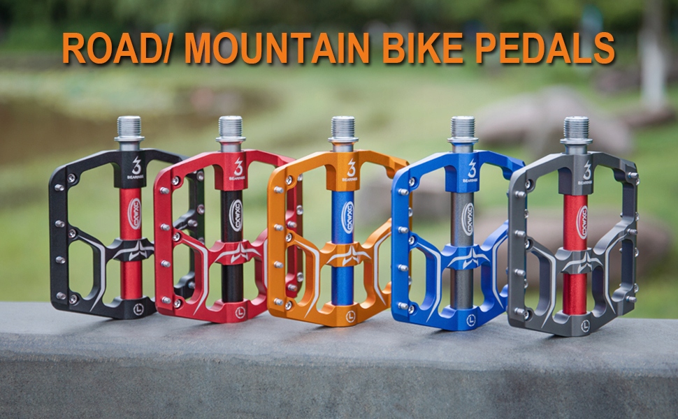 ALUMINIOWE PEDAŁY ROWEROWE MTB SZOSOWY 105mm Model CX-V15-rek