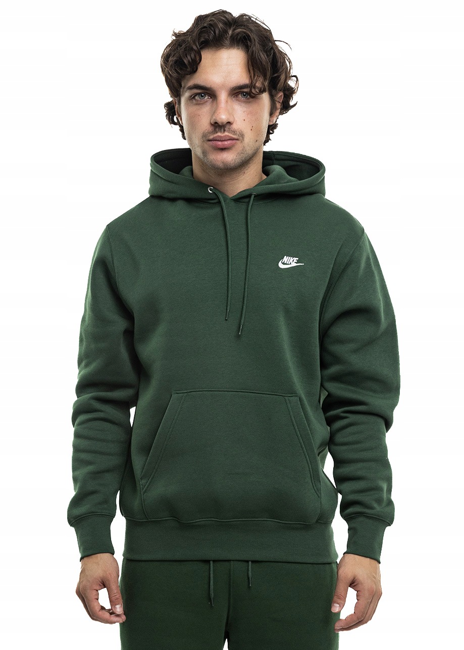 Pánská Mikina Nike Sportovní bavlněná S Kapucí Club Bb vel M