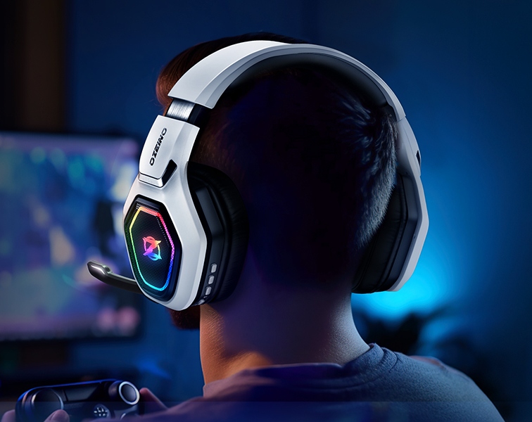 OZEINO OW810 Bezprzewodowy Zestaw Słuchawkowy Gamingowy USB C 20H — miniatura 11