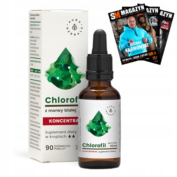 

Aura Herbals Krople Chlorofil Z Morwy Białej 30 ML