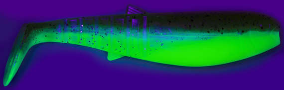 Guma Savage Gear Cannibal Shad 12.5cm Green PY Przeznaczenie sandacze sumy szczupaki