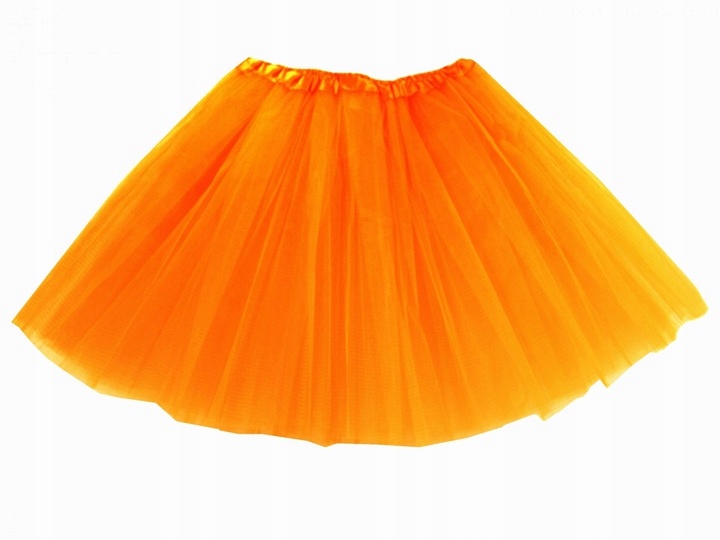 SPÓDNICZKA TIULOWA SPÓDNICA TUTU 40cm pomarańcz Marka inna