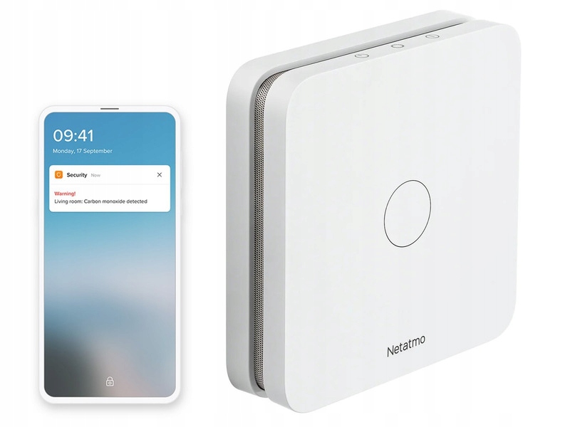 

Czujnik tlenku węgla (czadu) Netatmo Nco-ec