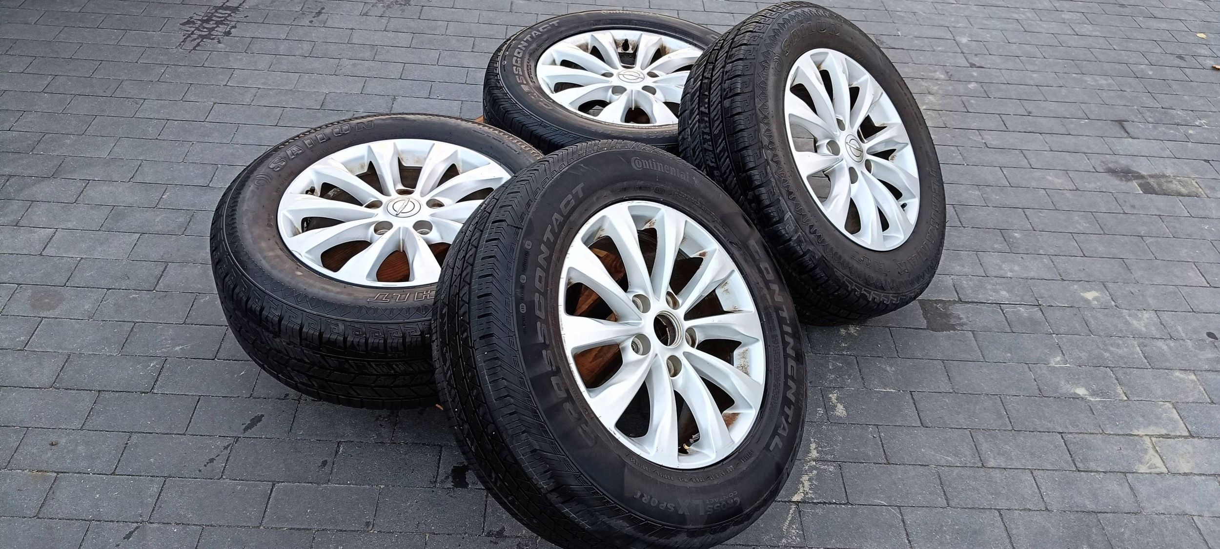 wheels disc discs tyres komplet Chrysler Pacifica 17" 5x127