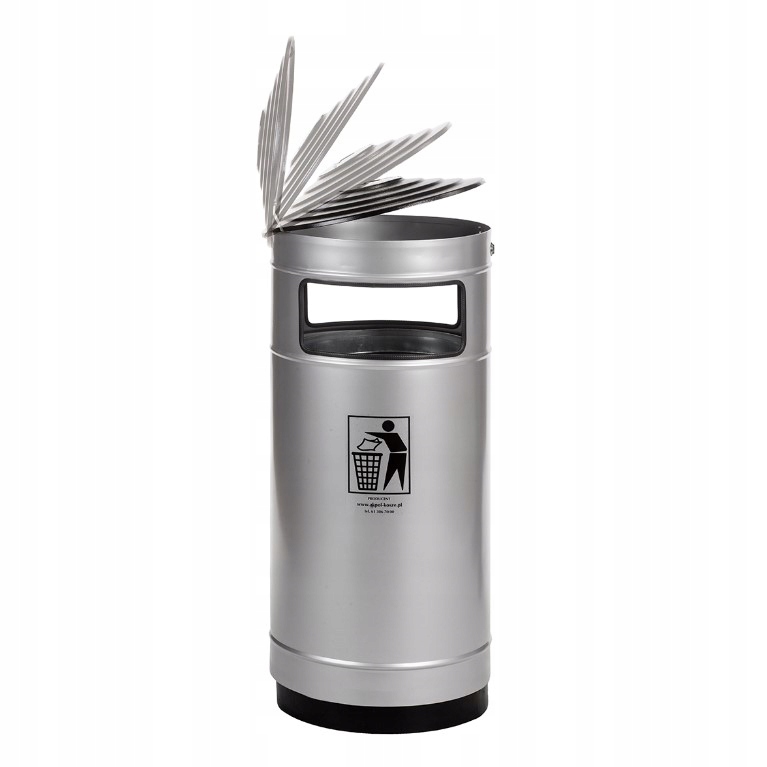 KOSZ na śmieci ULICZNY z podstawą betonową 60L Pojemność pojedynczego kosza 60 l