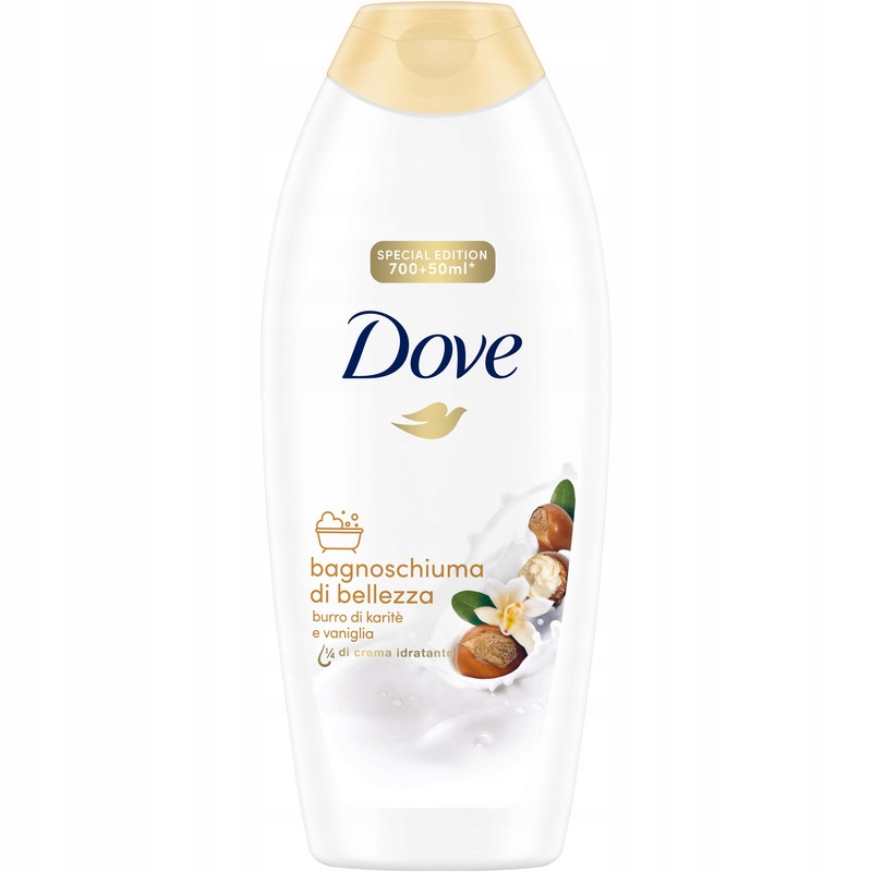 

Dove Żel Pod Prysznic I Do Kąpieli 750ml wanilia m
