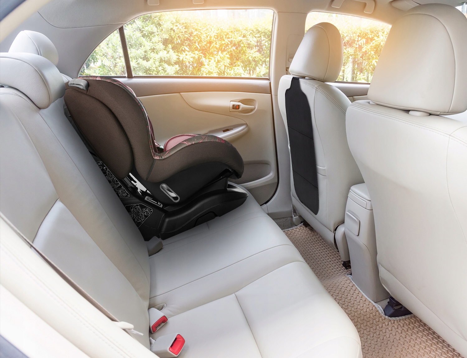 ZESTAW 2W1 MATA POD FOTELIK OCHRONNA I OCHRANIACZ NA FOTEL Producent inny