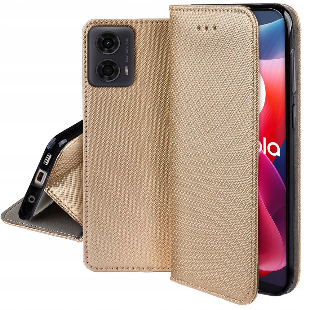 Etui do Motorola Moto G24 |G24 POWER |G04| E14 SMART MAGNET CASE + SZKŁO 9H Marka Case