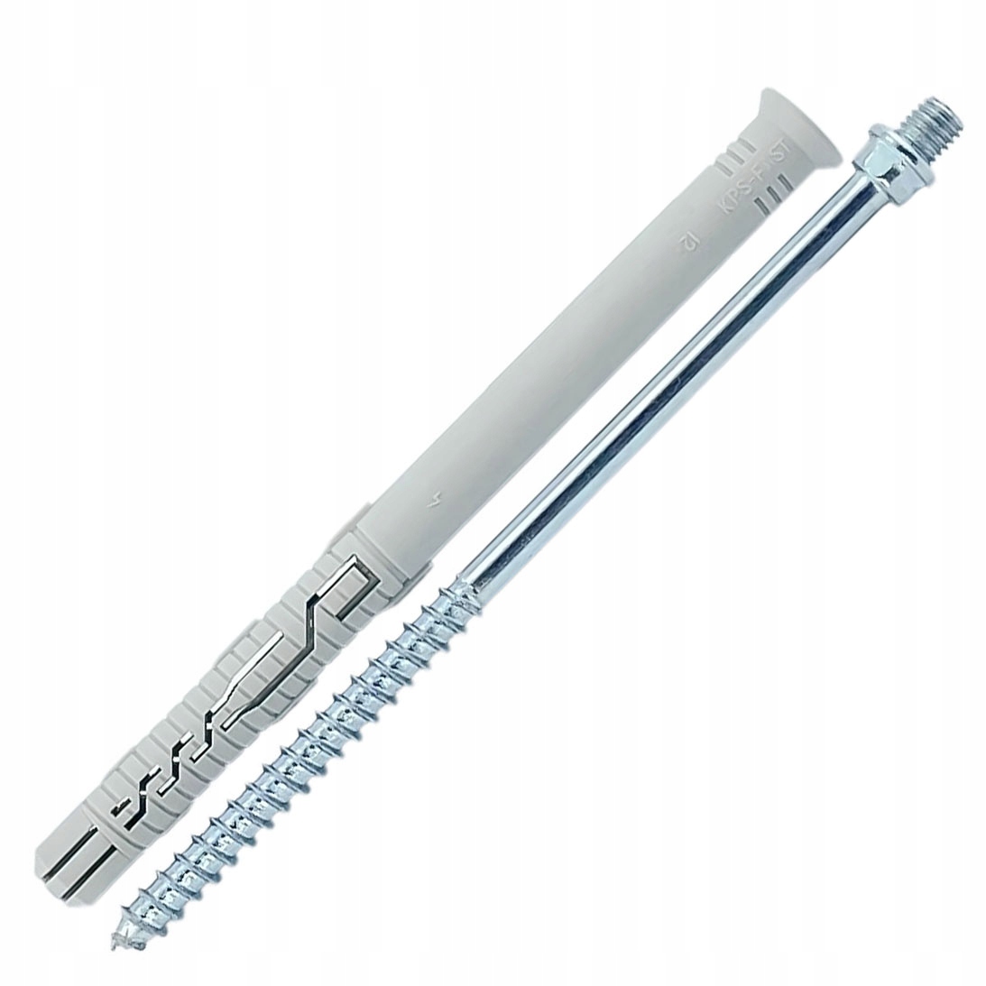 

Kołek z wkrętem dwugwintowym M8 do obejm 12x300mm