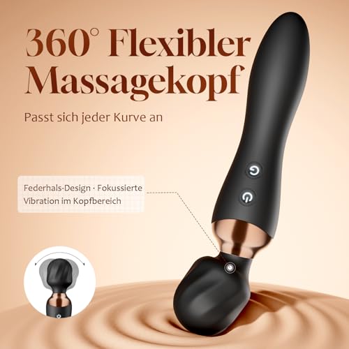 CACUOLA Wibrator Dildo 360° Zestaw Wibratorów Dla Kobiet Cichy Masażer — miniatura 3
