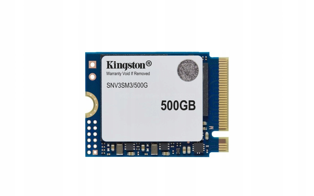 Kingston 500GB NV3 SSD M.2 2230 PCIe 4.0 NVMe, Read: 5,000/ Write: 3,000MB/s — 4