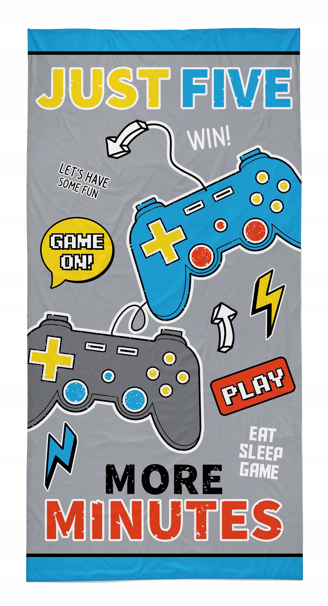 

Ręcznik plażowy bawełniany Gamer Pad 70x140 Gracz