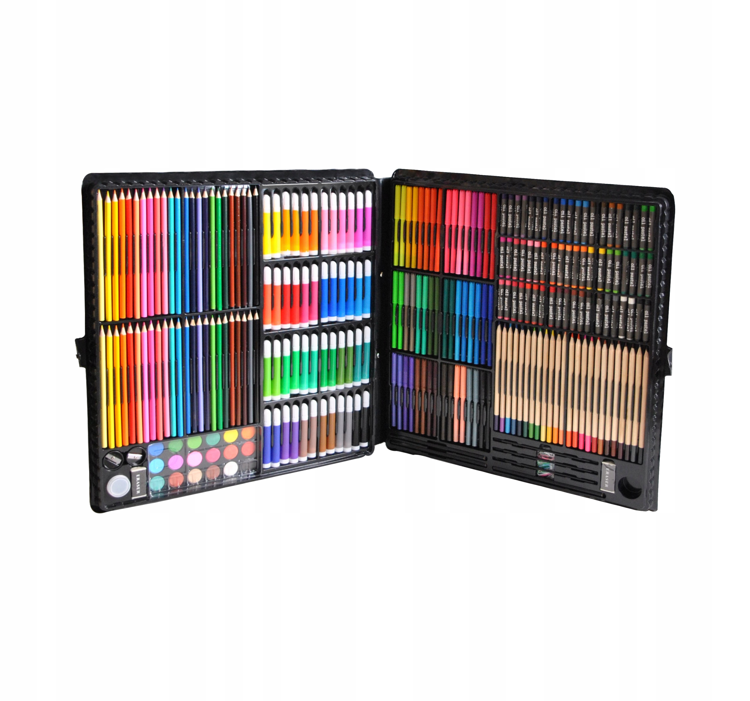 ZESTAW KREDEK DO RYSOWANIA MALOWANIA ARTYSTYCZNY WALIZKA 288 ELEMENTY Kod producenta 8643