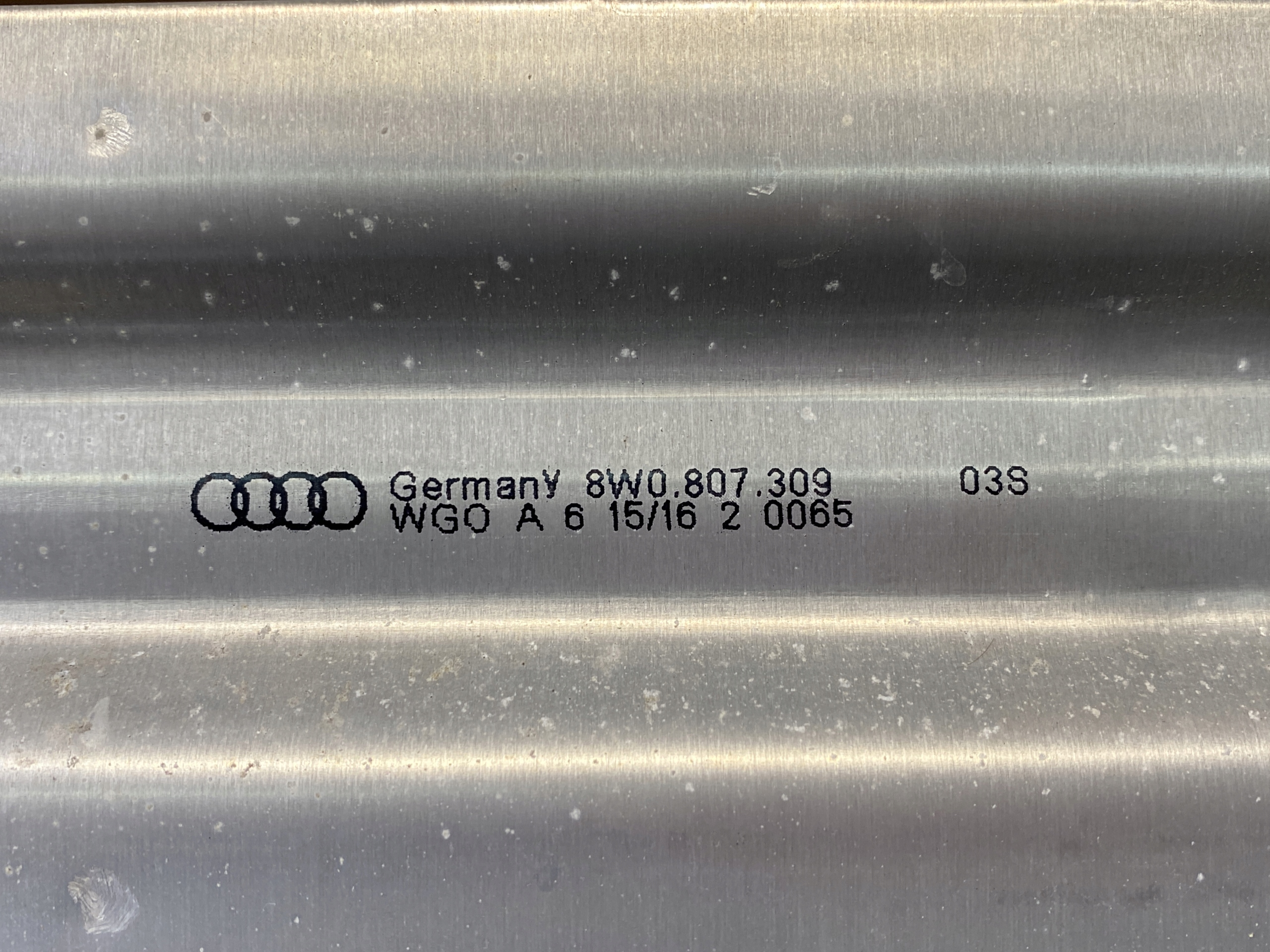 AUDI A4 A5 8W B9 bumper support rear part 8W0807309