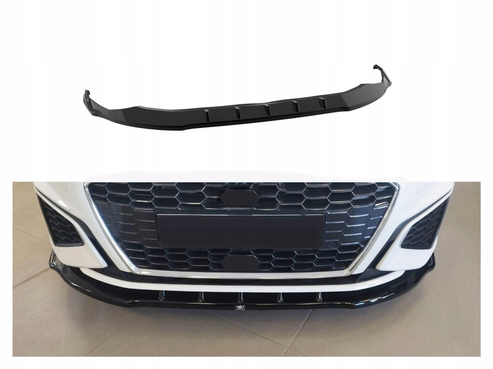 Nástavec předního nárazníku hokejový difuzér pro Audi S3 IV 8Y 2020-2024 Hb