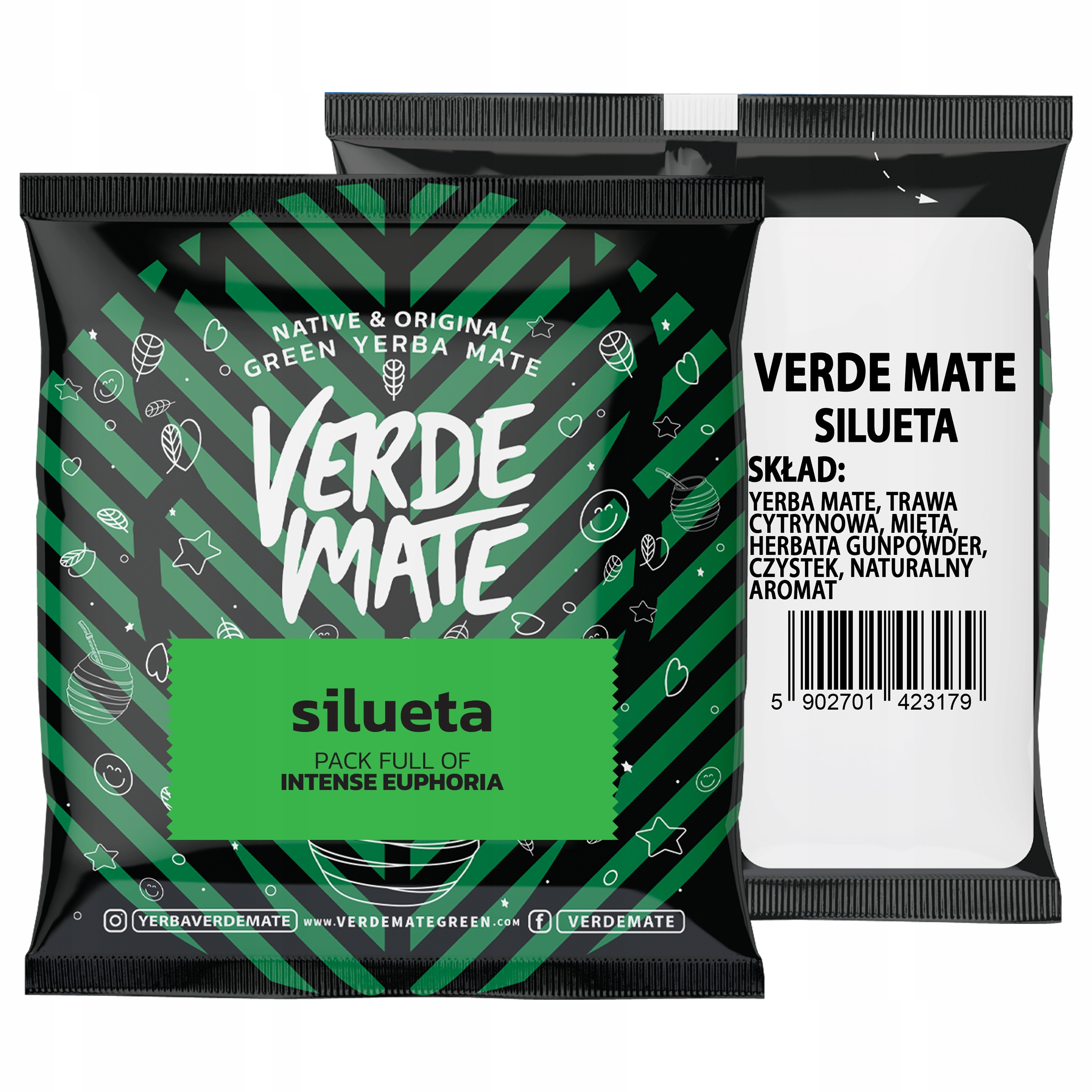 Levně 9x Verde Mate Silueta 50g