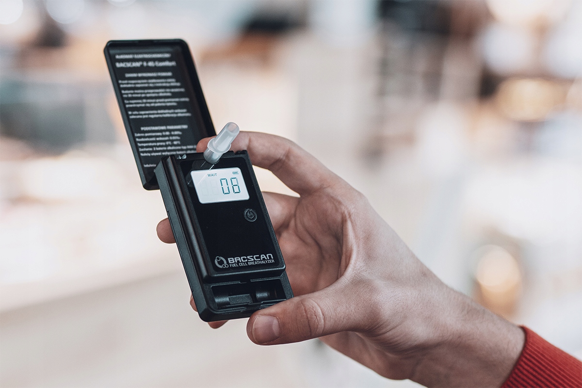 Alkomat BACscan F 45 Comfort na prezent Communication display