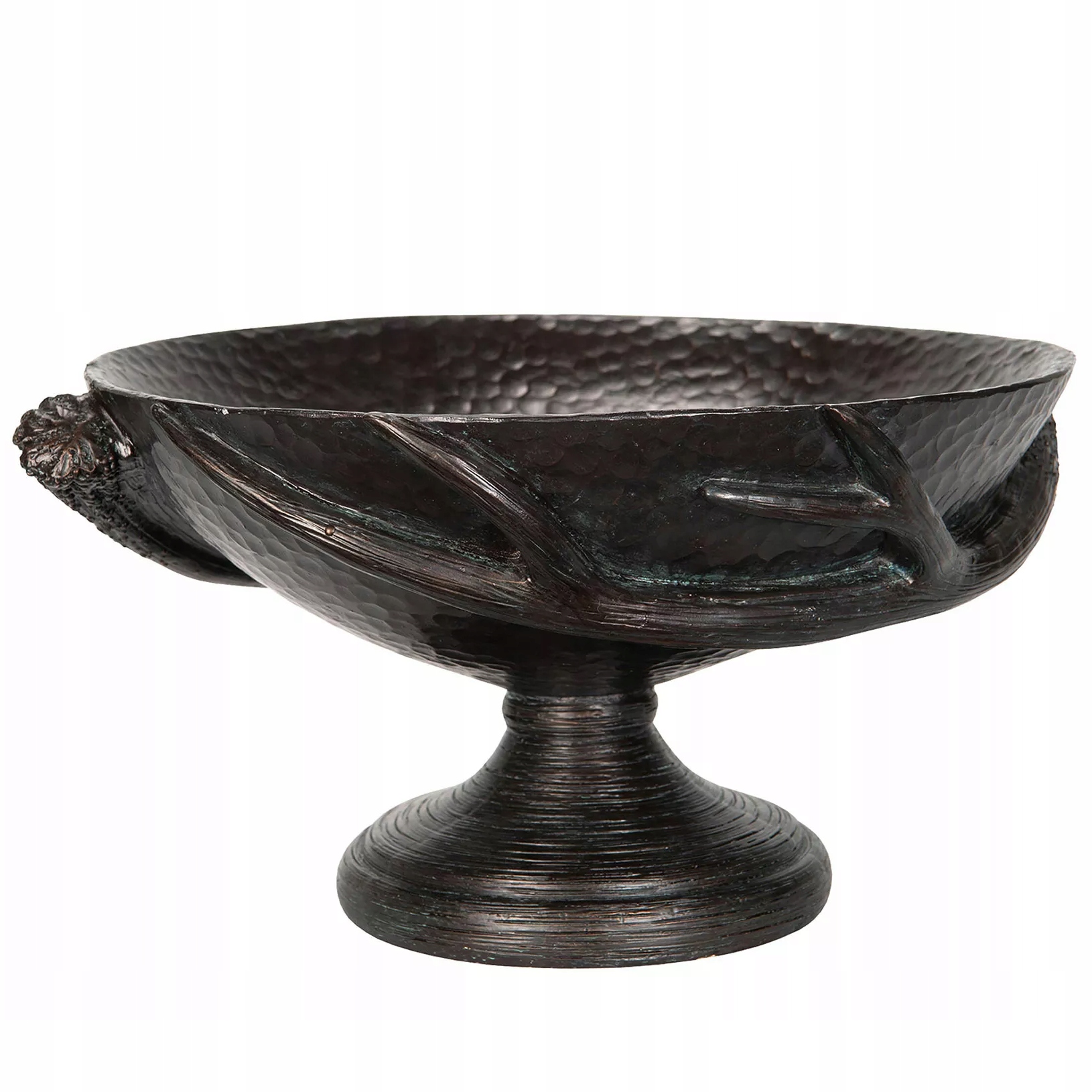 Podnos Na Nožce Ovoce Kulatá Velká Černá 31 cm miska podnos dekorace