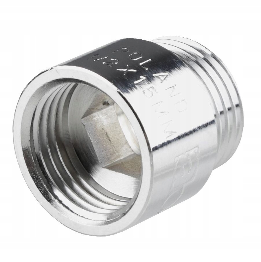 

Przedłużka mosiężna Złączka 1/2" x 20mm Chrom