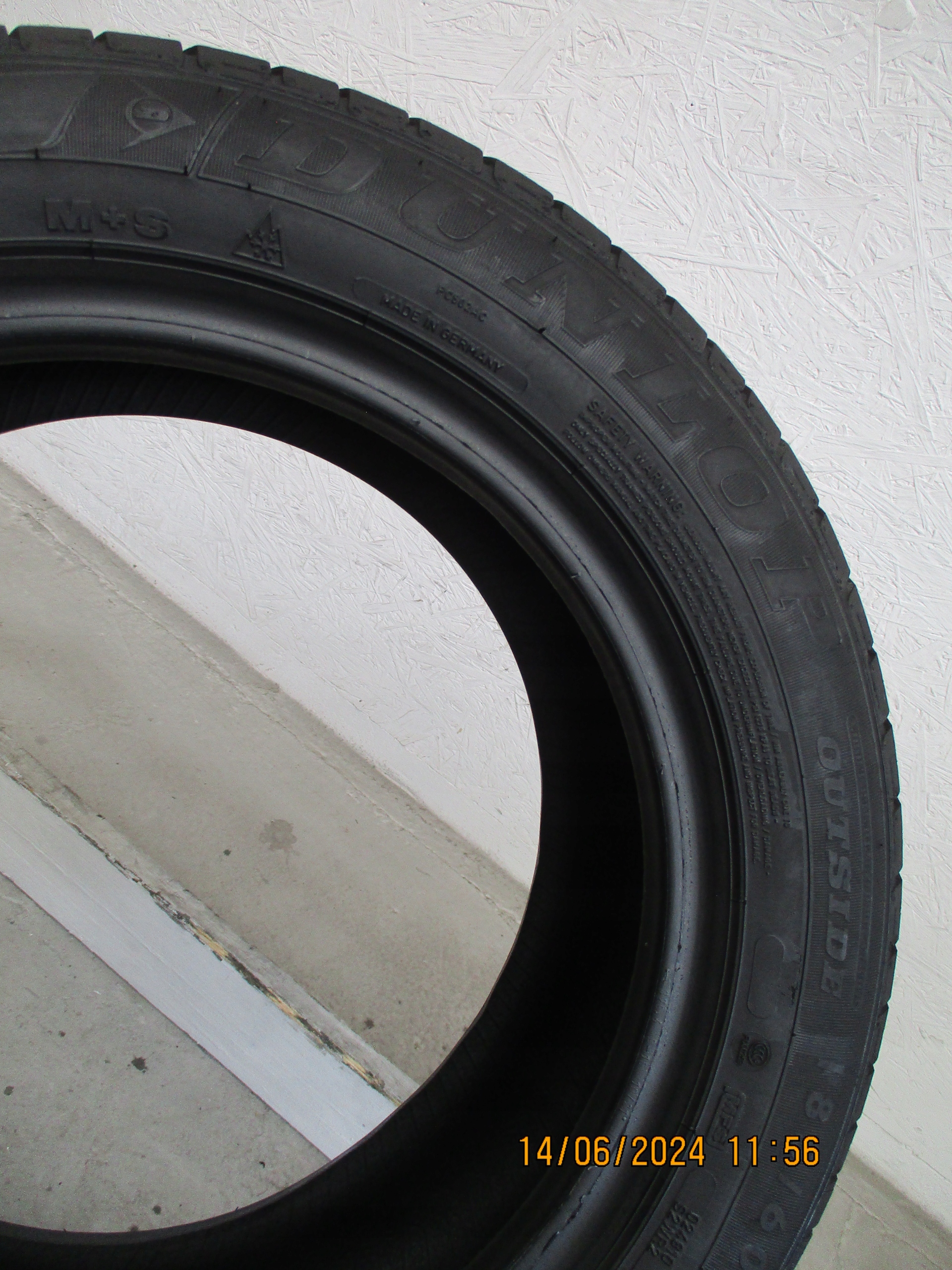 185/60R15 Dunlop SP Sport 01 A/S 6,1mm Marka Dunlop