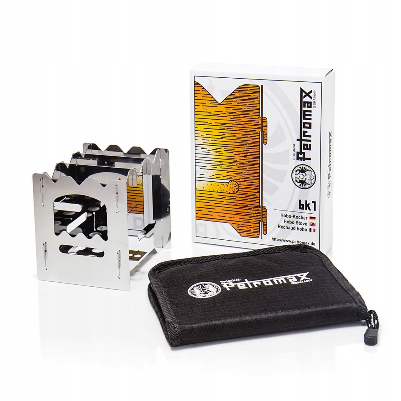 Kempingový vařič Petromax Hobo Stove BK1 nerezová ocel