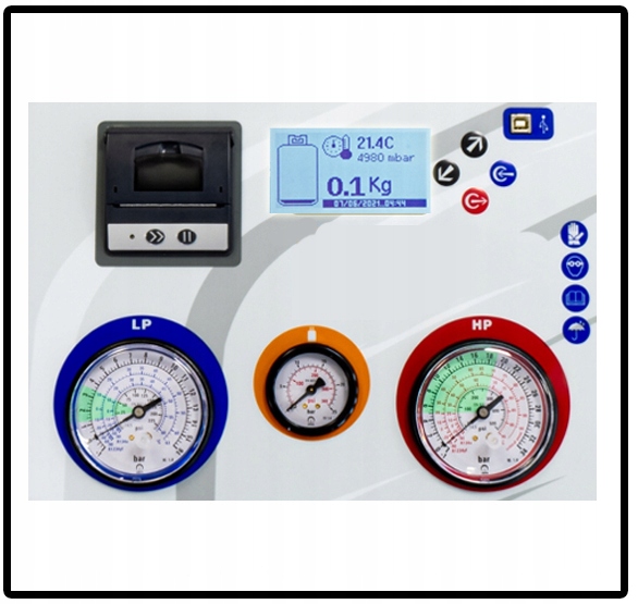 Stacja Klimatyzacji ELPRO Freddo R134a/R1234yf ELPRO NEW Wydajność pompy próżniowej 100 l/min