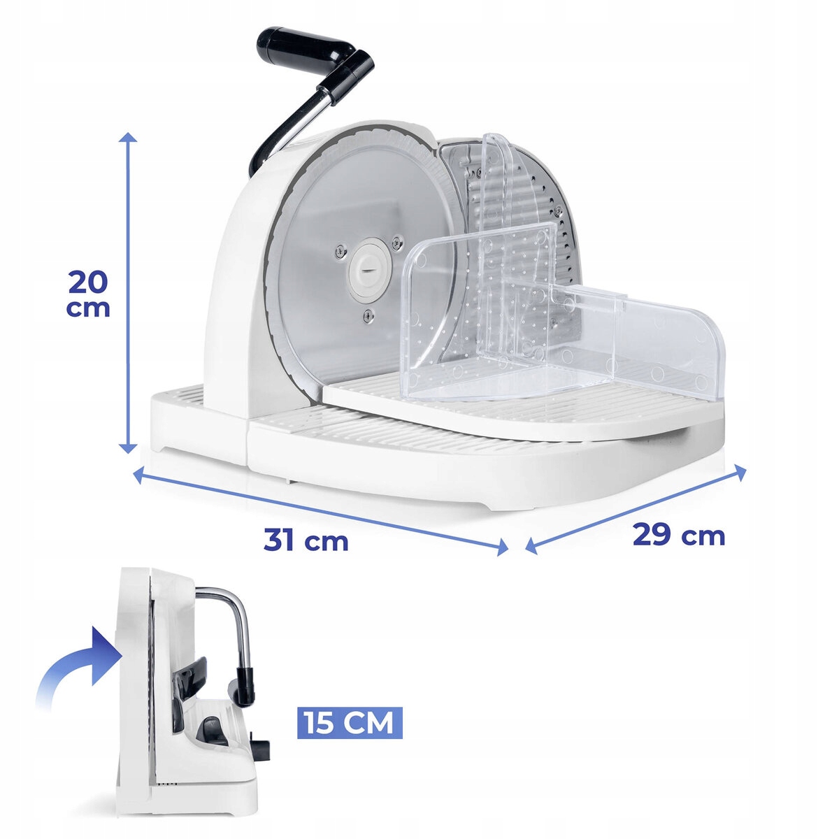 KRAJALNICA DO CHLEBA WĘDLIN SERA na korbkę Model Maximex