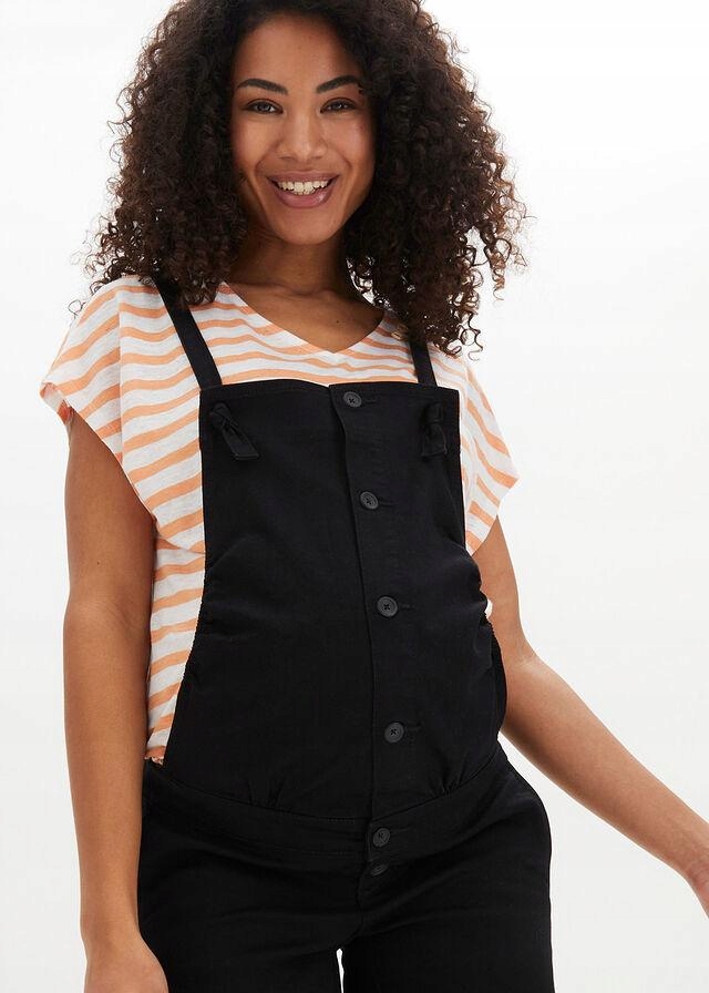 CIĄŻOWE KRÓTKIE CZARNE 42 1C2C28 BONPRIX OGRODNICZKI RYBACZKI Rozmiar 42