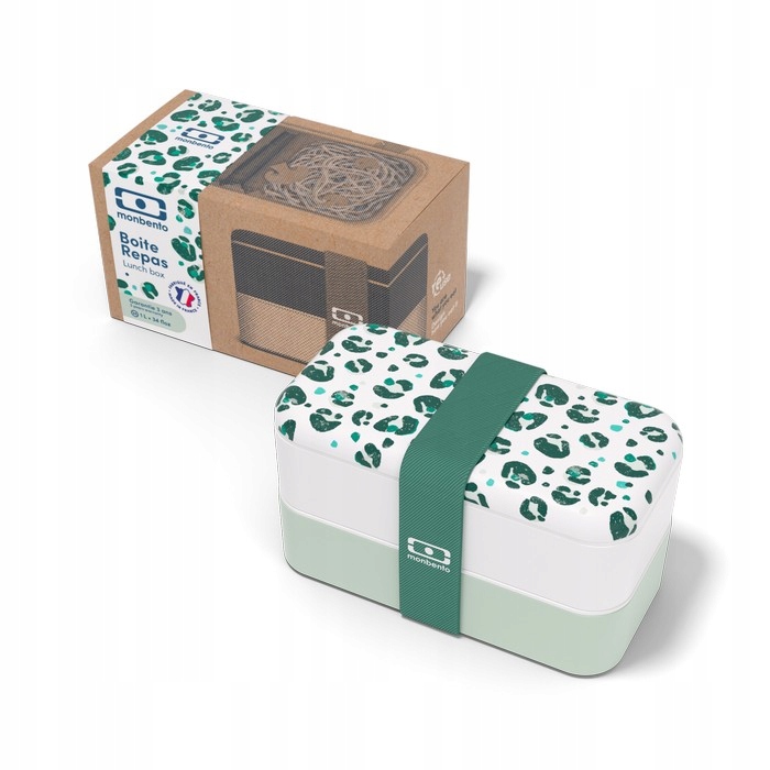Lunchbox Monbento nádoba Leopard Green termoska 1000 ml