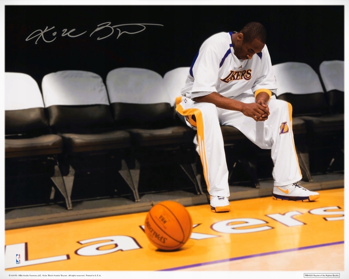 Kobe Bryant (2007) MEGA UNIKAT Foto/Poster Exclusive PREMIUM - Autograf !!!