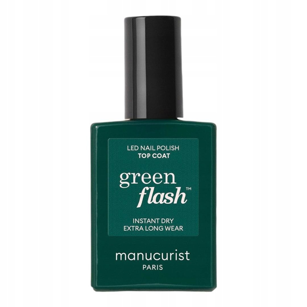Green Flash Led Gel Top Coat 15 ML