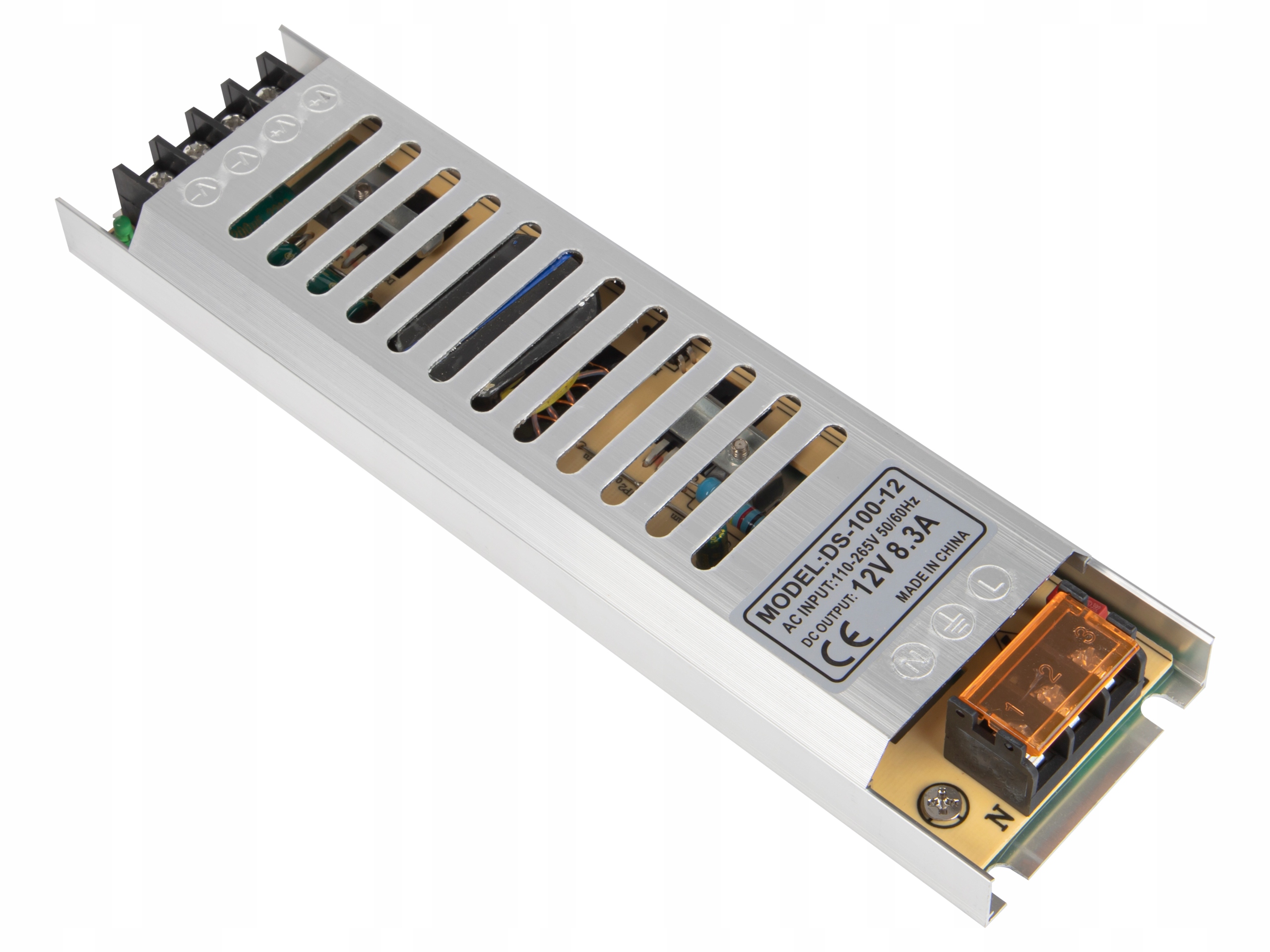 

Zasilacz Modułowy Slim Taśm Led Cctv 12V 8,3A 100W