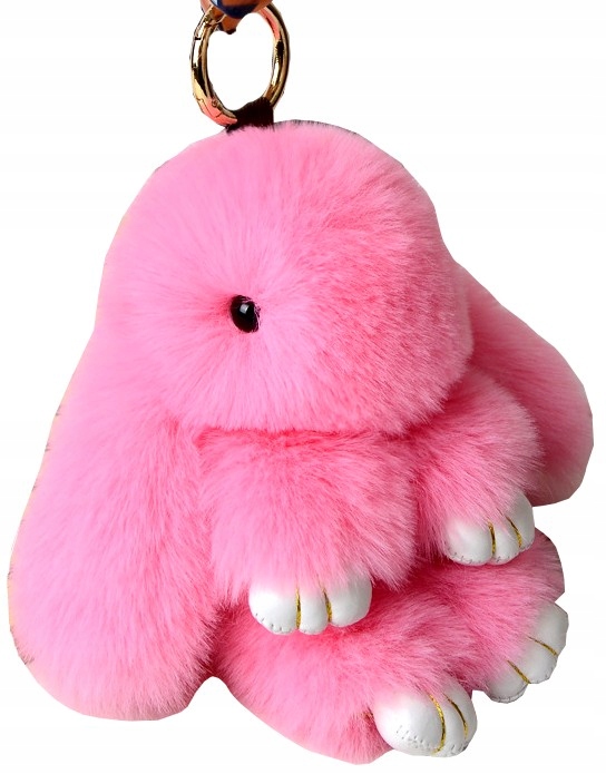 

Brelok Królik do torebki torby zawieszka pompon