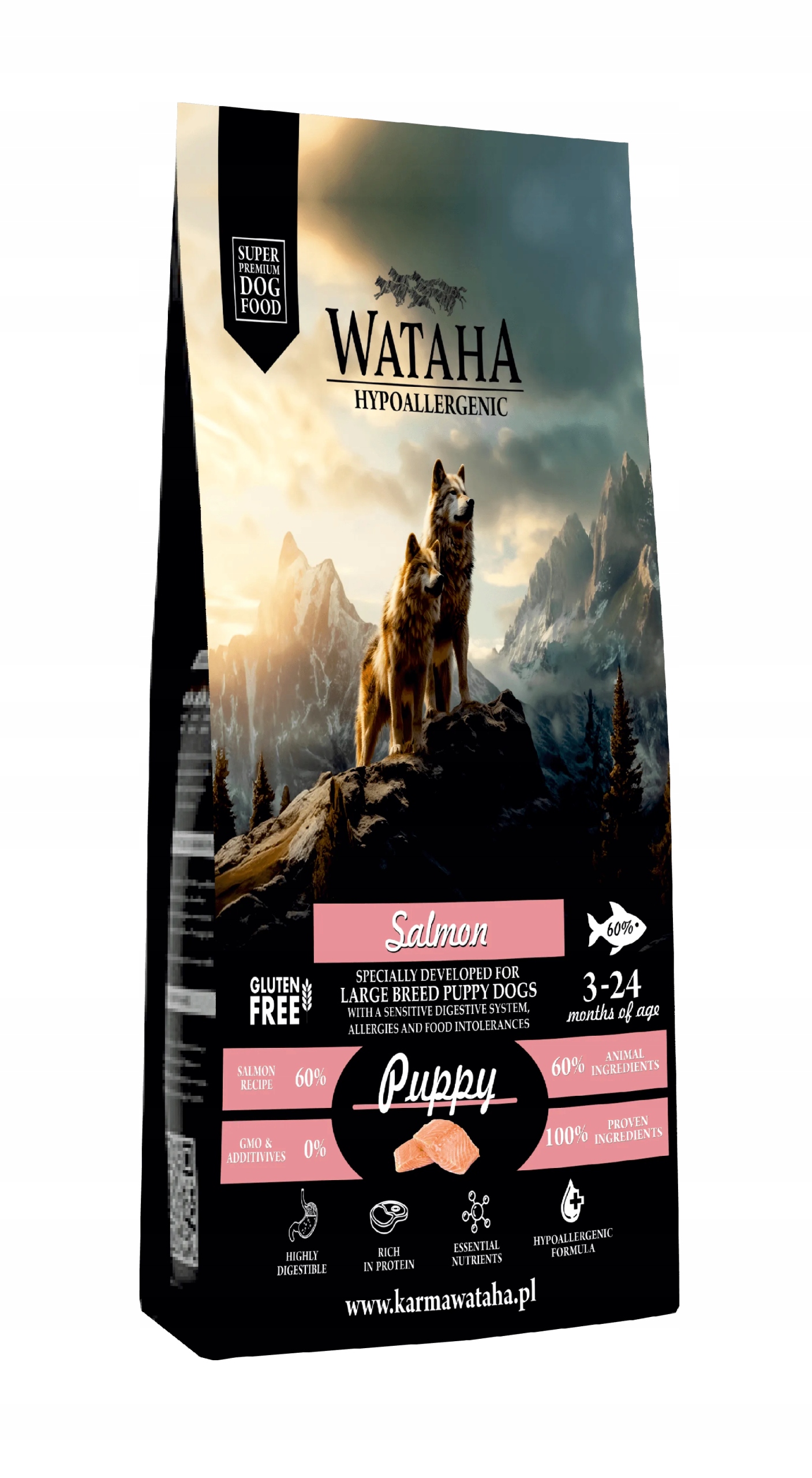 Levně Wataha Junior Losos Velká a obří plemena 6 kg