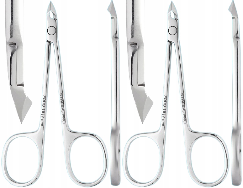 2 kusy podologických nůžek ve tvaru nůžek na odstraňování kůže Staleks