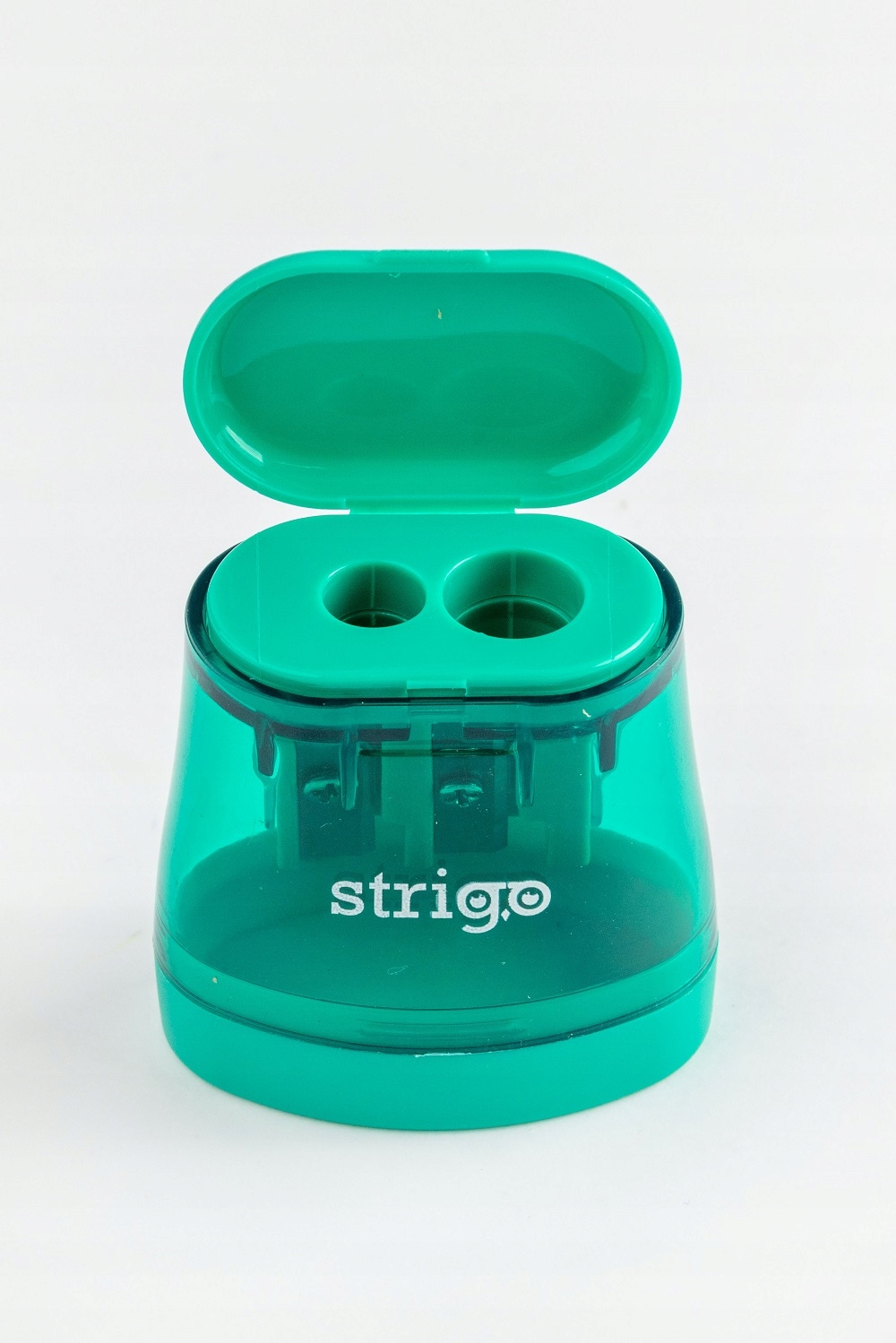 Temperówka na dwie grubości z pojemnikiem transparentna Kod producenta SSC177