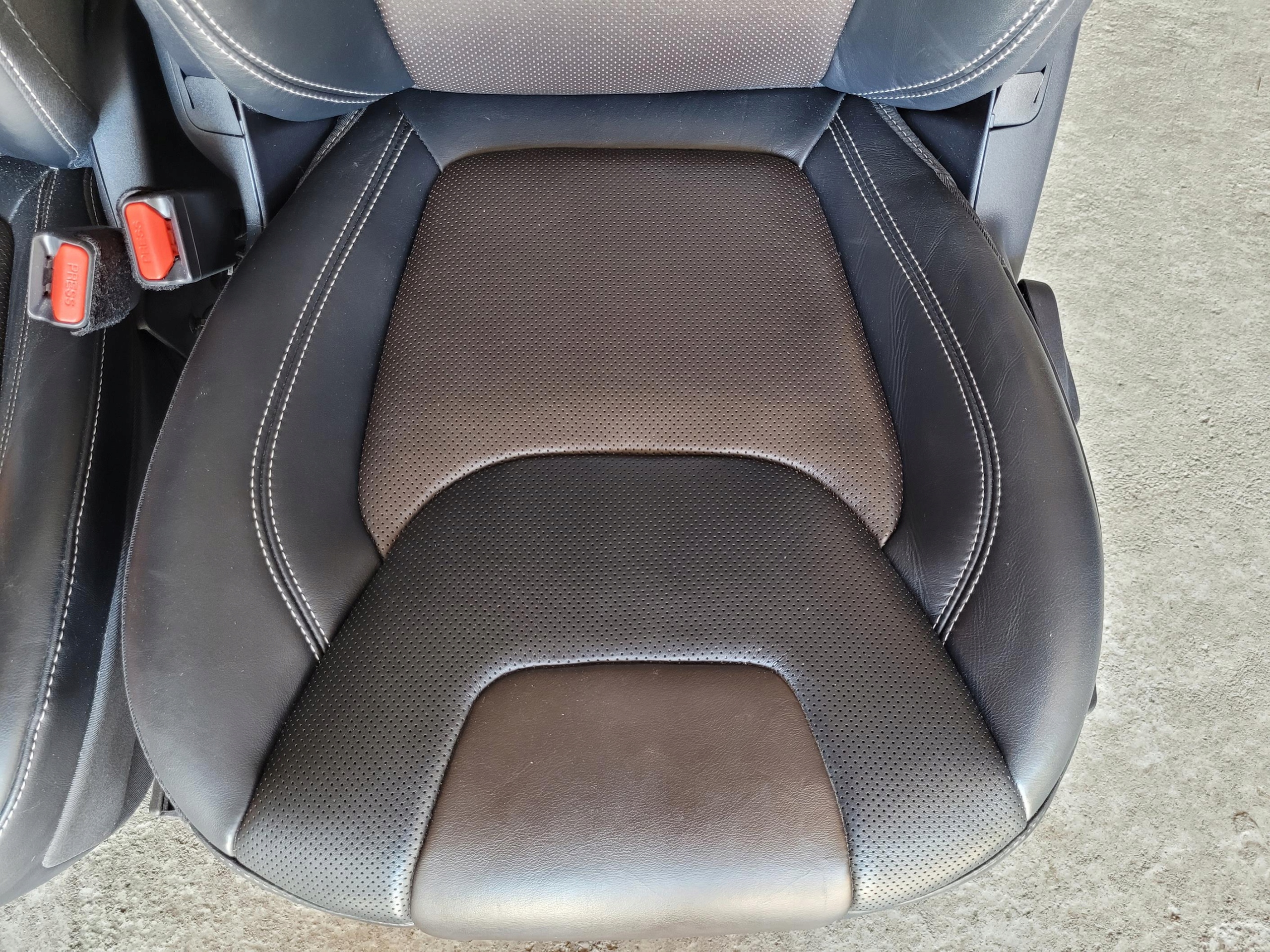 seat front front left + airbag JEEP CHEROKEE V KL UC INDIGO BLUE/BROWN