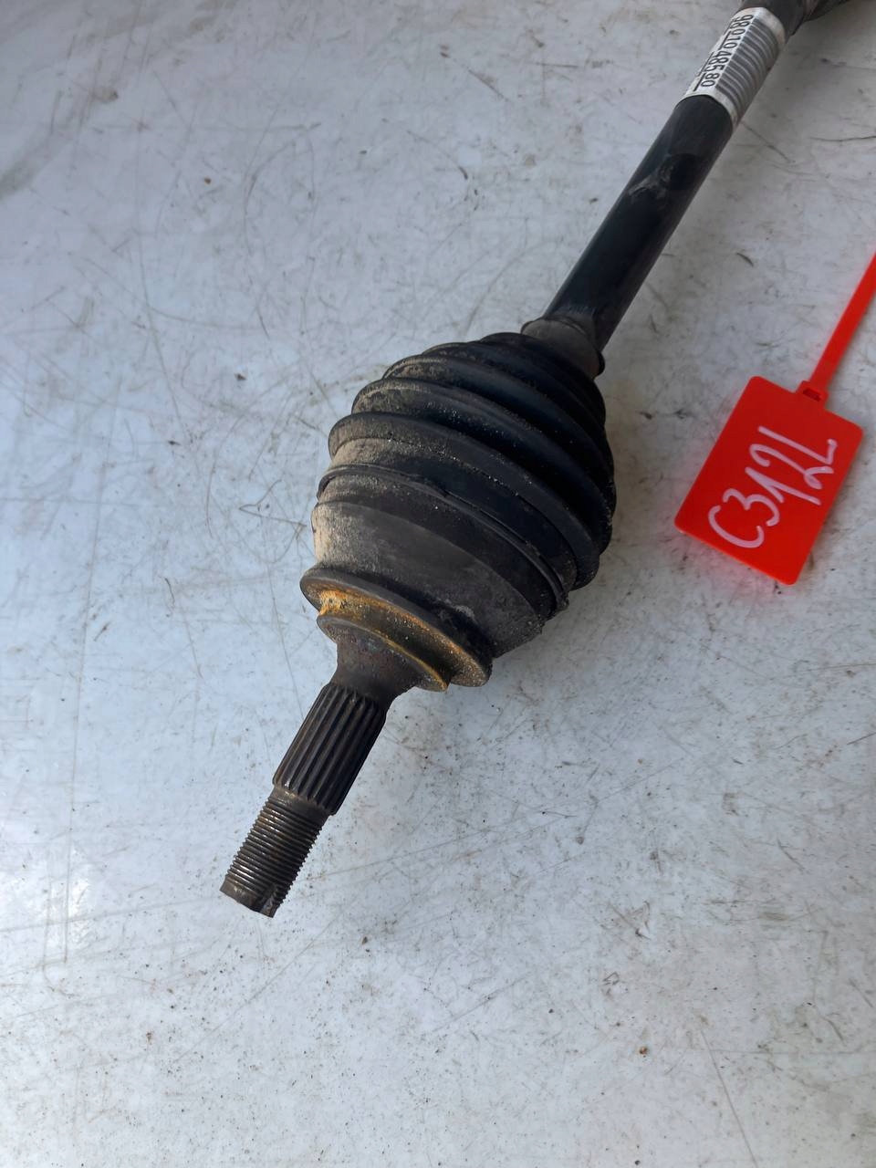 semi-axis left CITROEN C3 III 1.5 BLUE HDI 9801048580 MANUAL