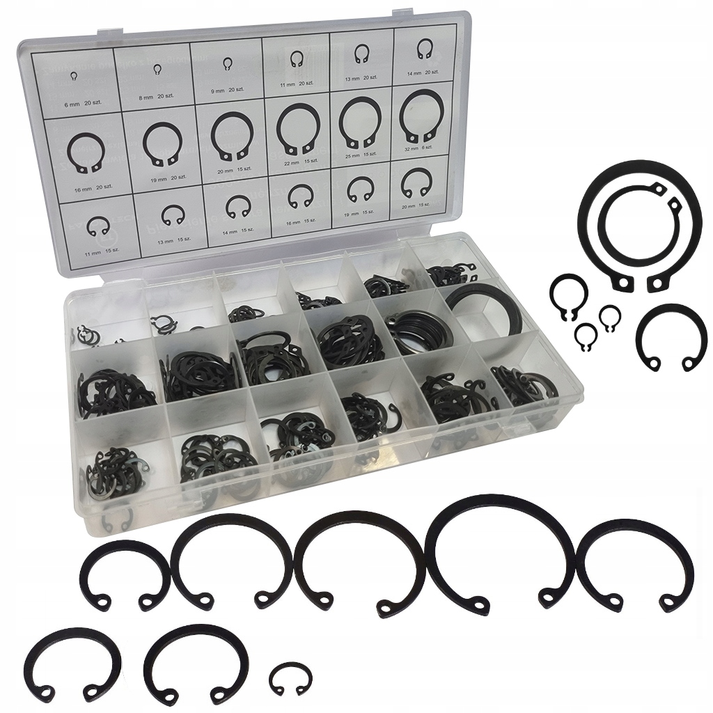 ZESTAW PIERŚCIENI SEGERA SEGERY OSADCZE WEWNĘTRZNE I ZEWNĘTRZNE 300EL