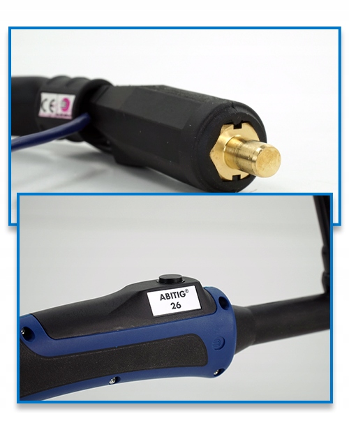 Uchwyt Spawalniczy do spawarki TIG Abicor ABITIG Binzel 26 4m GRIP Stan opakowania oryginalne