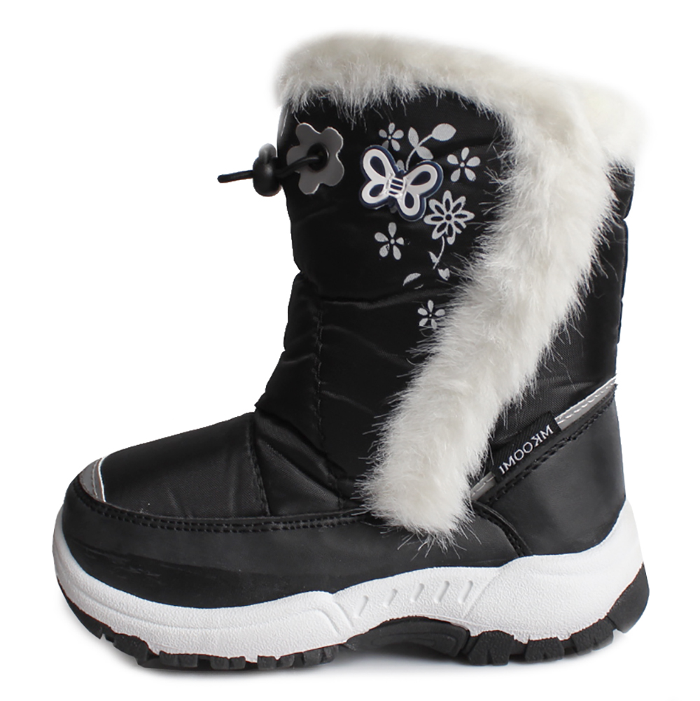 Czarne śniegowce kozaki ciepłe wodoodporne futerko 29 Marka Inna marka