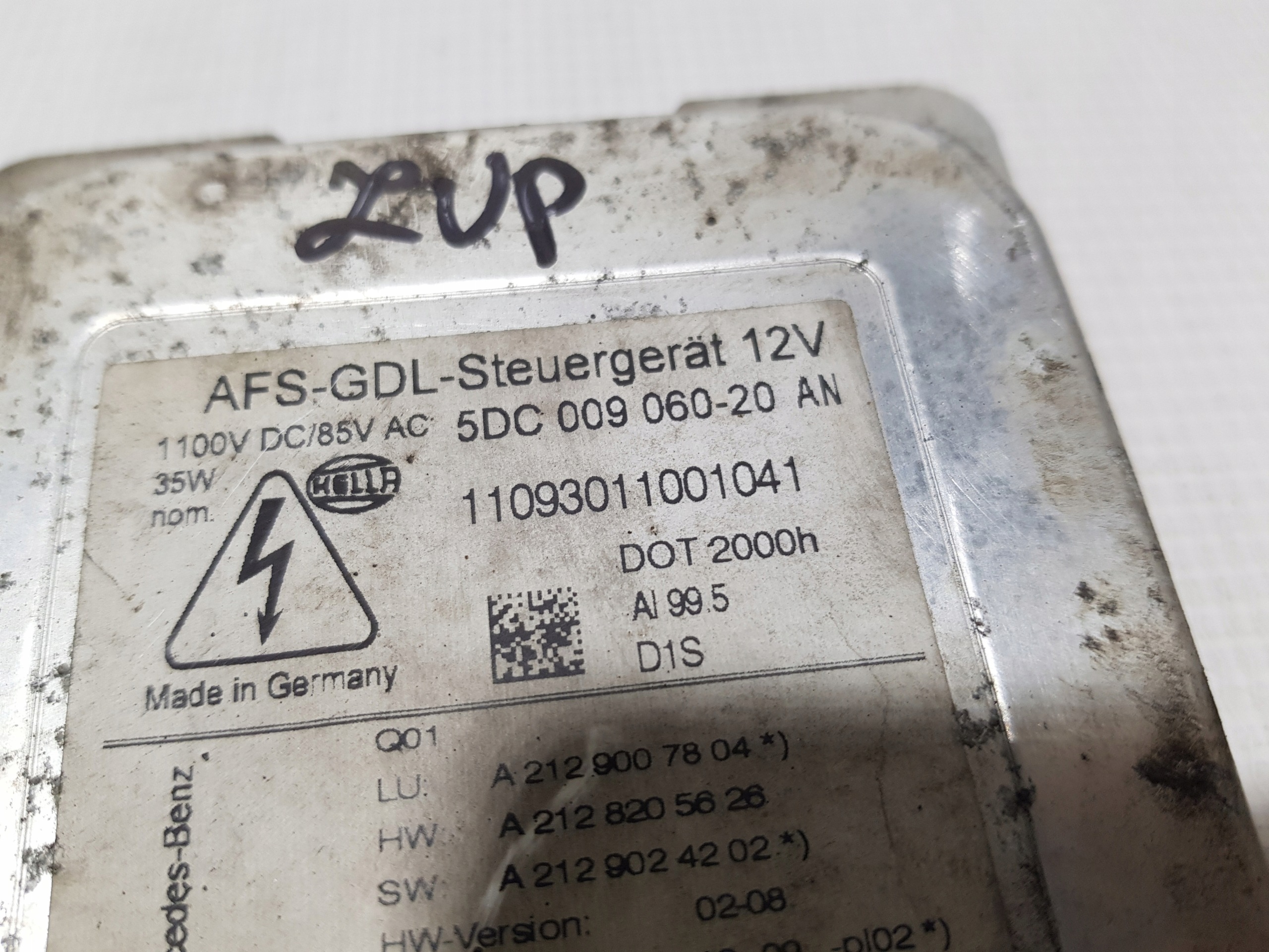 control unit XENON MERCEDES W212 W207 5DC009060-20AN