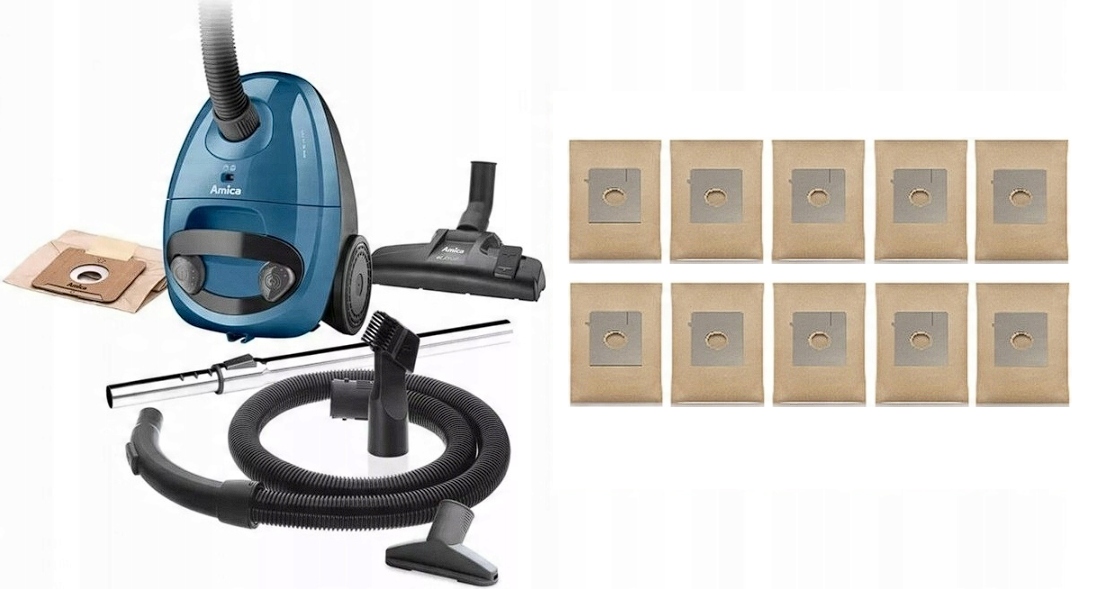 Odkurzacz workowy Amica VM 1036 10 worków papierowych