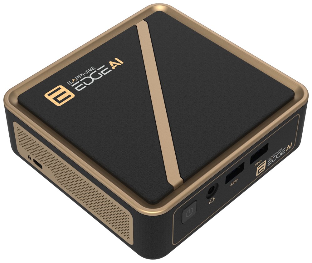 Sapphire Edge Ai 370 Barebone Ryzen Ai Hx 9 370 2x DDR5 So-dimm M.2