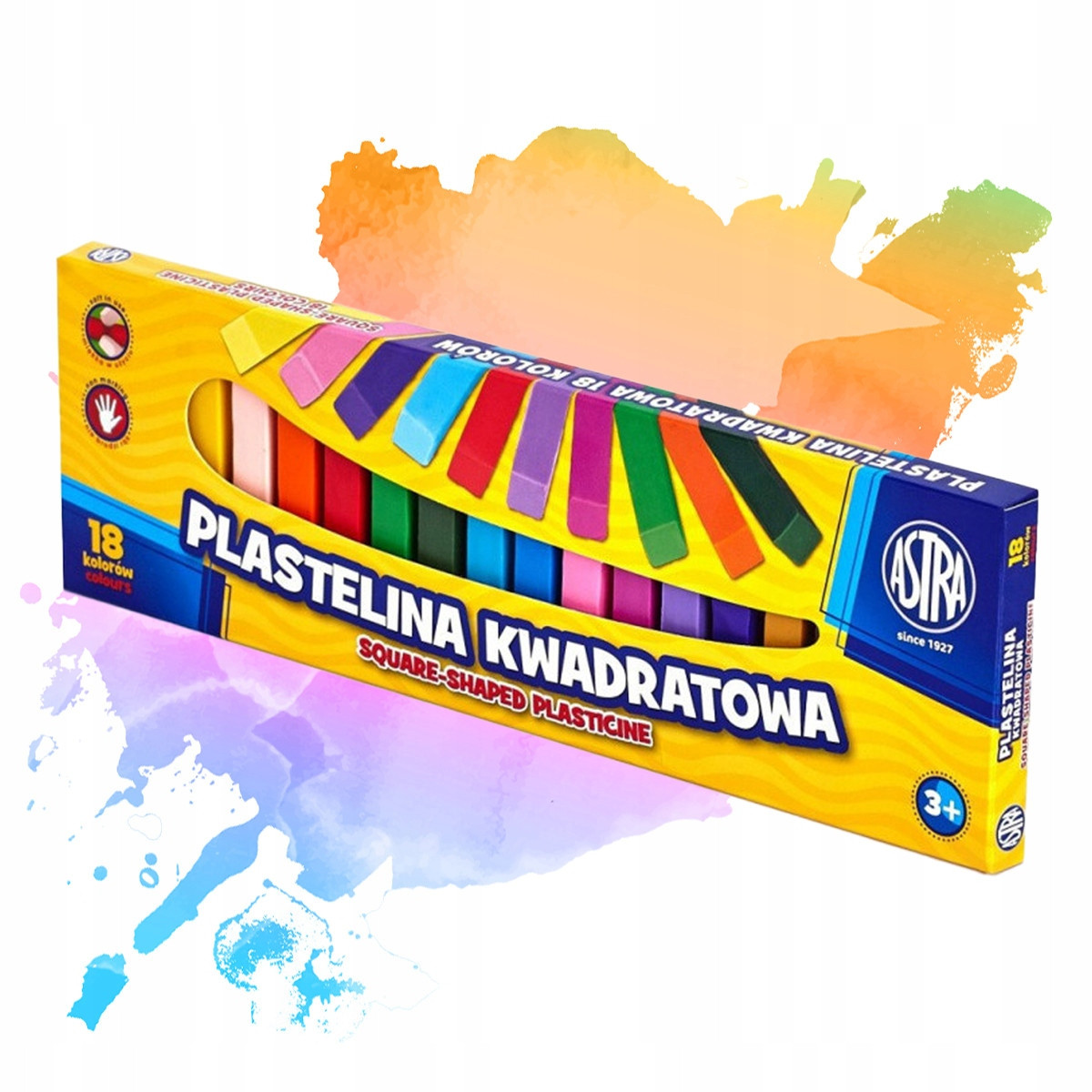 plastelina 18szt kwadratowa ASTRA — 9