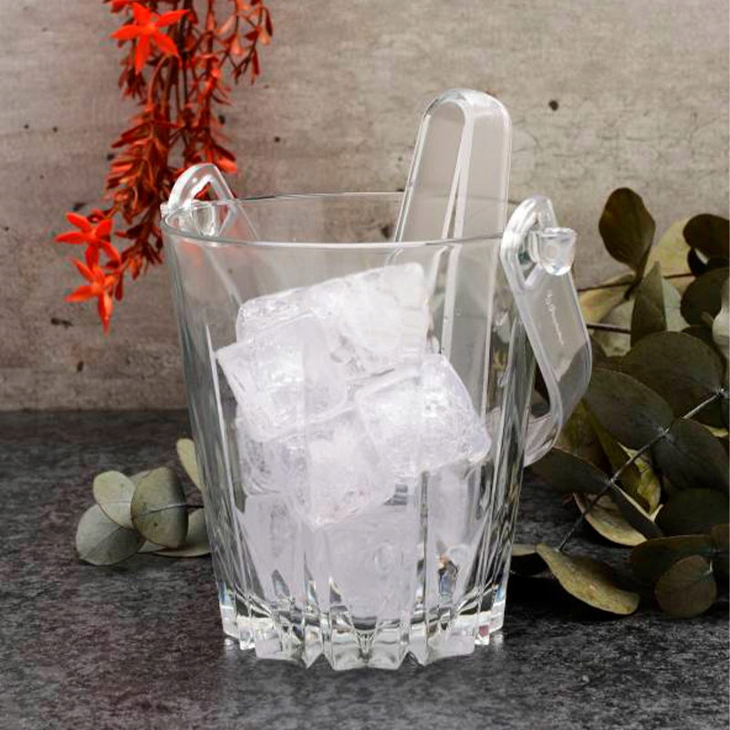 PASABAHCE WIADERKO POJEMNIK NA LÓD + SZCZYPCE 0,8L